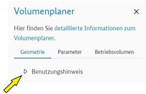 "Benutzerhinweis" im Menü "Geometrie" anzeigen/ausblenden "Benutzerhinweis" im Menü "Geometrie" anzeigen/ausblenden