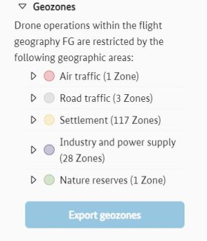 Listing of affected geographical areas, where the number of zones within an area classification exceeds the limit of 100 zones Listing of affected geographical areas, where the number of zones within an area classification exceeds the limit of 100 zones